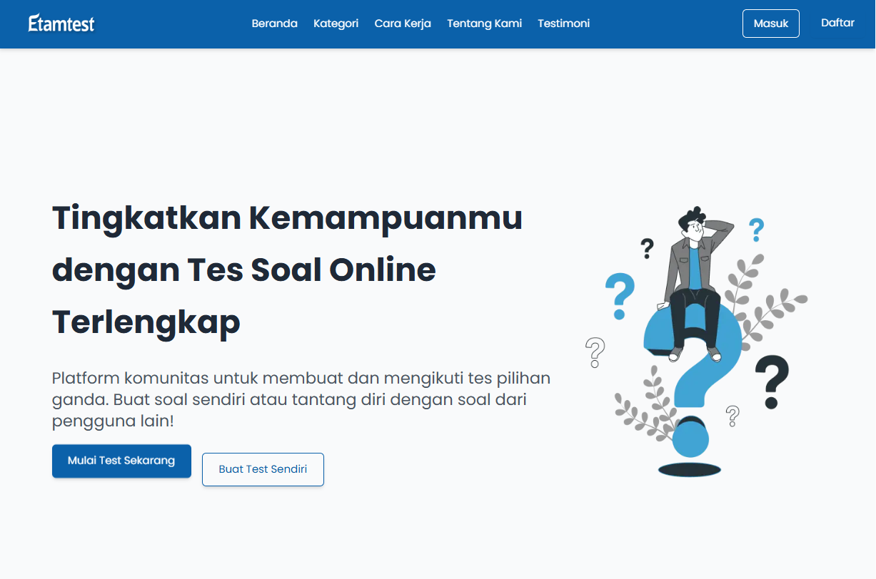Online Test Application preview